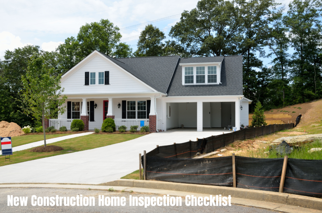 new construction home inspection checklist