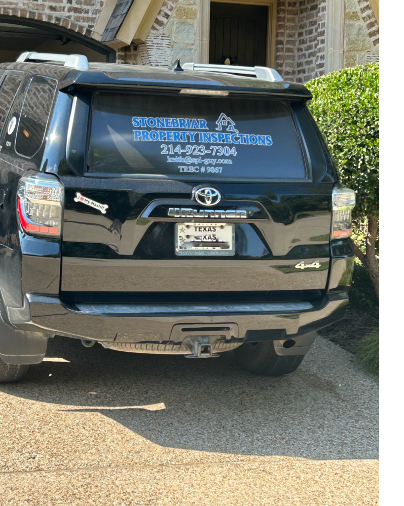 Stonebriar Property Inspections vehicle