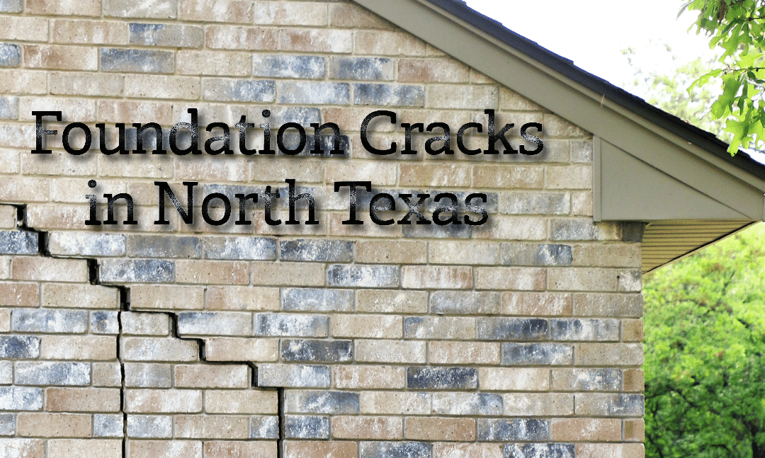 top of photo - foundation cracks in North Texas